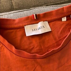 Designer Tee Les Deux Orange T-Shirt​